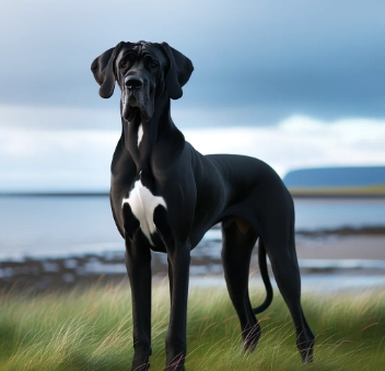 Black Male Great Dane